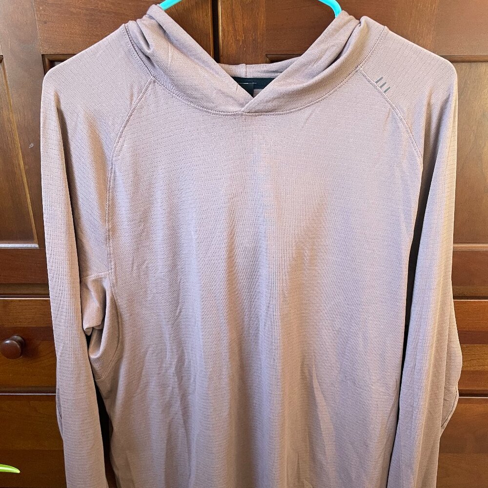 Mens Lululemon Light Hooded Sweatshirt Size Large - Purple/mauve